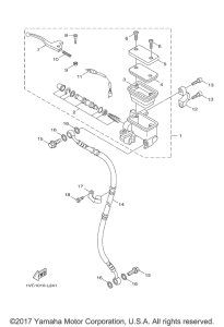 YW50FX Главный тормозной цилиндр