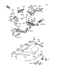 ZX400 Короб для АКБ