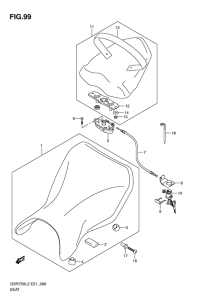 GSR750 (ABS) Пружина