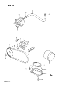 VX800 Масляный и топливный насос