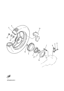 PW50 Переднее колесо