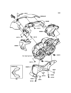 ZR900 Обтекатели