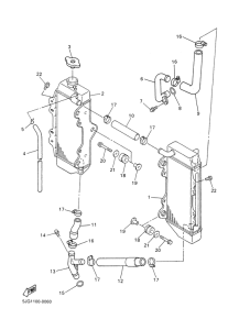 YZ426F Radiator. hose