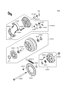 EL250 Заднее колесо и цепь