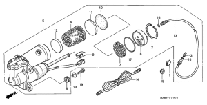 GL1500SE Air pump  diff lock