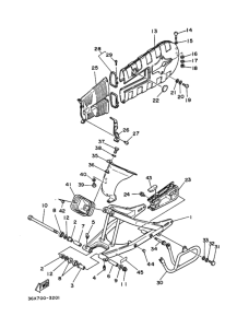 AG200 Задний рычаг и подвеска