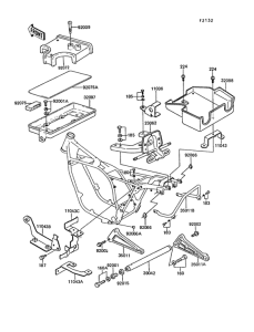 ZG1300 Короб для АКБ