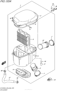 DL1000 (ABS) Воздушный фильтр