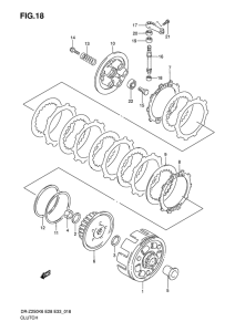 DR-Z250 Бендикс