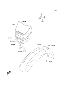  Переднее крыло