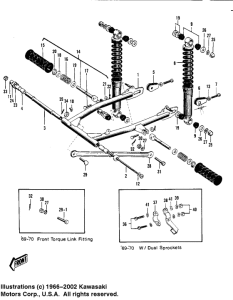  Swing arm / shock absorbers