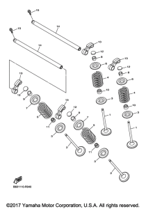 YZF-R1S Клапана