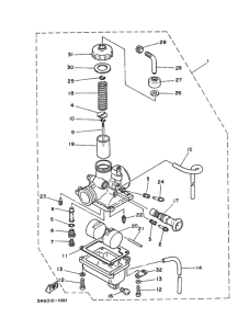 RZ50 Tobera  carburador