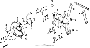 GL1100I Cooling fan + shroud