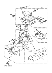 YW50 Taillight unit ass`y