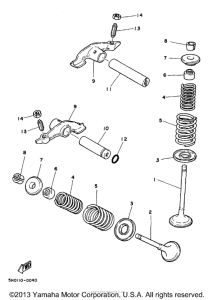 TW200L Клапана