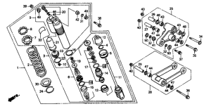 CR500R Shock absorber 89
