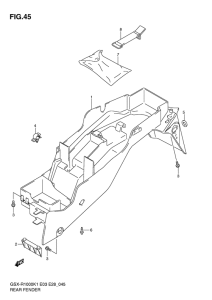 GSX-R1000 Заднее крыло