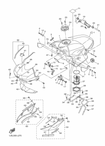 YZF-R6 Топливный бак