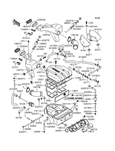 ZX400 Воздушный фильтр