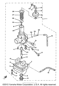 YZ80J Карбюратор