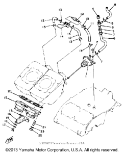 RD400F Actuater - exhaust valve