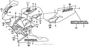 CBR900RR Stripe (type4,5) 97