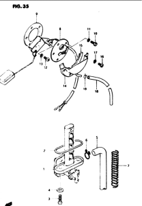GS1100 Топливный кран