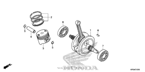  Коленчатый вал и поршни