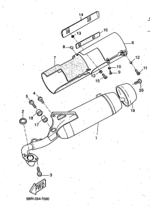 YQ50 Выхлопная система