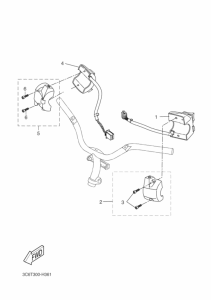 YQ50L Interruptor  manillar&palanc