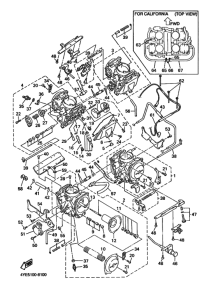 XVZ13LT XVZ13LTK Carburetor assy