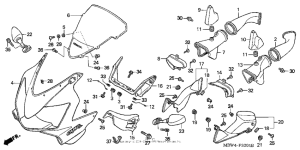  Upper cowl ('01-'06)