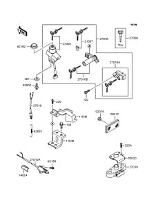 ZR400 Замок зажигания