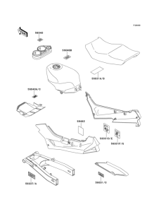 ZX600 Наклейки