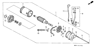 XL600V Стартерный мотор