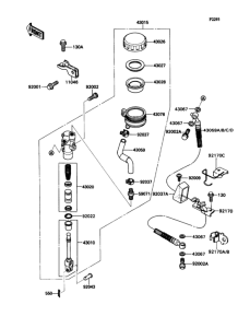 ZX1100 Задний торм цилиндр