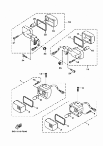 YW125 Поворотники