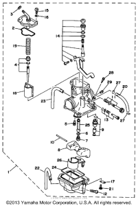 WR200RD Карбюратор