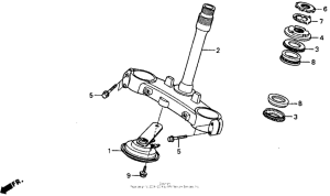 RVF750 Траверса нижняя