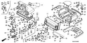 GL1800 (ABS) Кофр задний