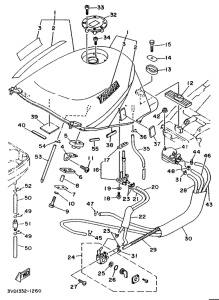 TDM850N (37KW) Топливный бак