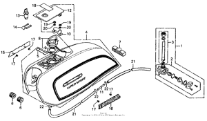 CB750 Топливный бак
