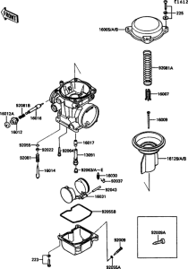 ZX900 Carburetor parts(1 / 2)