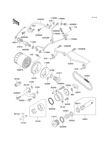 VN750 Oil pump / oil filter(1 / 2)