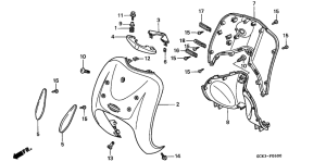 SRX90 Front cover shutter