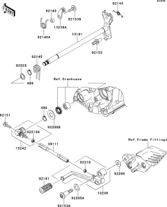 ZG1400 Механизм переключения передач