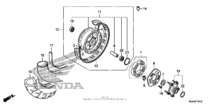 VT750C2B Rear wheel (1)