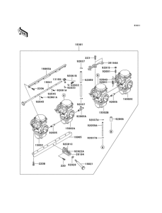 KZ1000 Carburetor assy