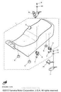 FJ1200ADC Сиденье